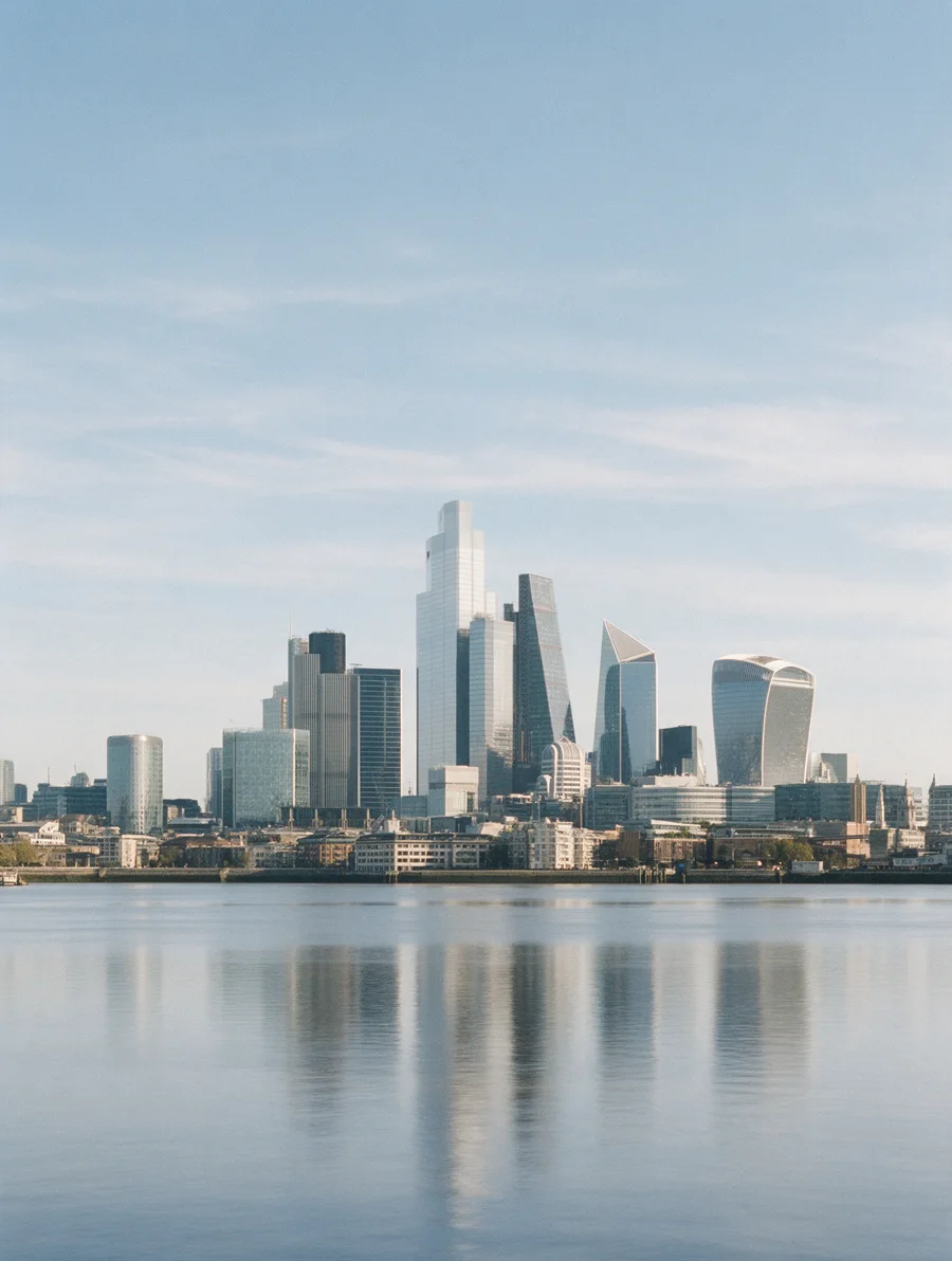 The City of London skyline by day.